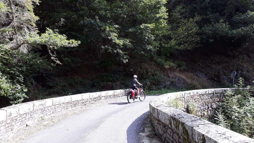 Fietsen jurgen Route naar Blesle